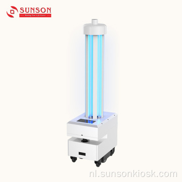 Robot met ultraviolette straling